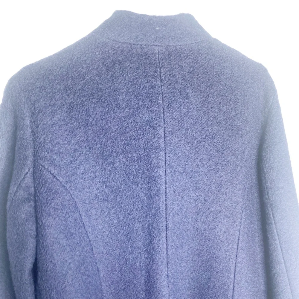 Victoria’s Secret navy blue boucle dress coat trench coat - Picture 5 of 7